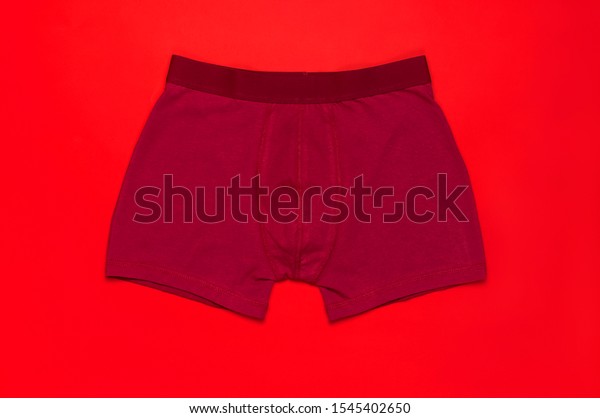 red mens underwear pants