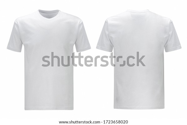 Mens Unisex White Blank T Shirt Stock Photo (Edit Now) 1723658020