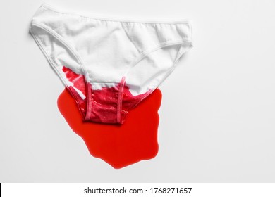 Period Blood Filled Panties Scenes