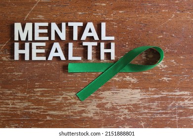 Mental Health Awareness Green Ribbon