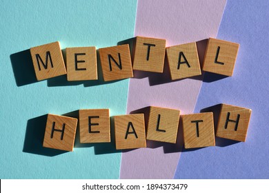 Mental Health Words Wooden Alphabet Letters Stock Photo 1894373479 ...