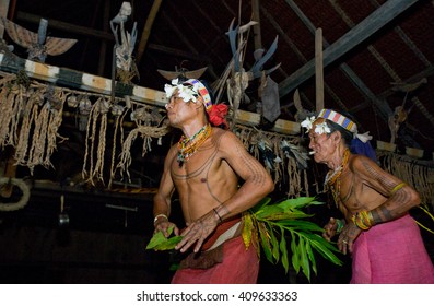 Mentawai People West Sumatra Siberut Island Stock Photo (Edit Now ...