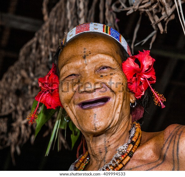  Mentawai  People West Sumatra Siberut Island Stock Photo 