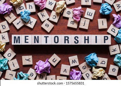 Mentorship Word Concept On Cubes