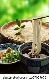 Menzyu And Japanese Plate Udon