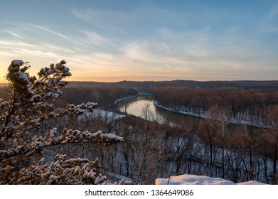 Meramec  River From The Cliffs