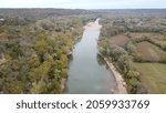 Meramec river in wildwood, Missouri. Al Foster trail area