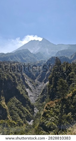 Merapi from Deles Indah, tracking, mountain, Yogyakarta 