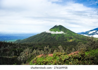 Merapi Volcano In  Indonesia.