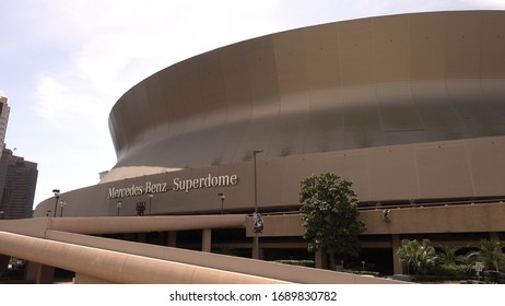 Mercedes Benz Superdome In New Orleans - NEW ORLEANS, LOUISIANA - APRIL 17, 2016