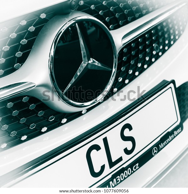 Mercedesbenz Cls Creative Car Logo Closeup Stock Photo Edit Now