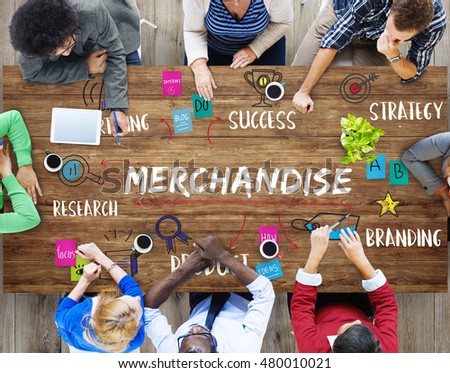 Merchandise Business Goal Investment Plan Concept