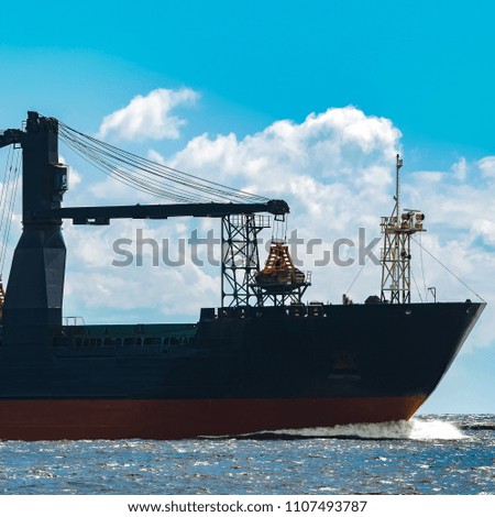 Similar – Image, Stock Photo Aerial Drone View Of Old Shipwreck Ghost Ship Vessel