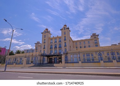 Mercosur Parliament Building Along The Bank Of Rio De La Plata, River Plate, Mercosur Is A Sub-regional Trade Bloc, Montevideo, Uruguay, South America