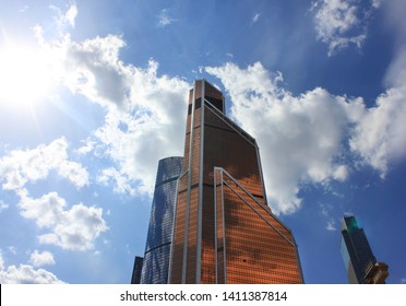 Mercury City Tower Skyscraper In Moscow, Russia On May 2019 