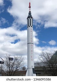 Mercury Redstone rocket in Concord, NH