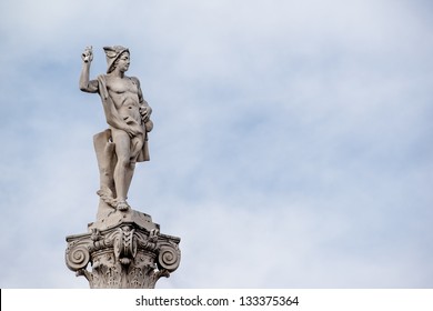 Mercury statue