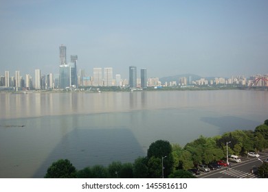 Merging Point Of Xiang River And Liuyang River