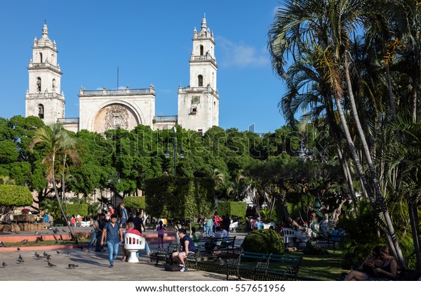 Foto De Stock Sobre Merida Mexico December 30 2016 Plaza