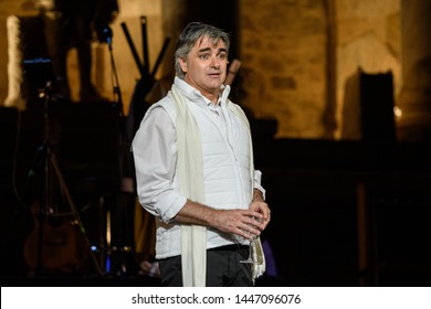 Merida, Spain - July 9, 2019: 65th Edition Of The International Festival Of Classical Theatre In Merida. Play 