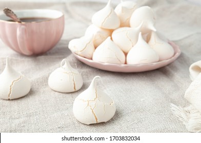 Galletas meringue con textura