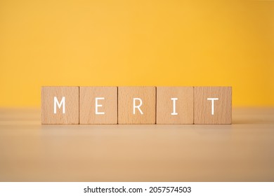 MERIT; Wooden Blocks With 