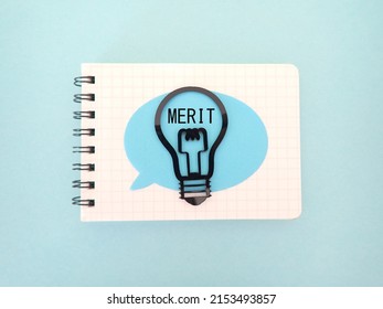 MERIT Merit Words And Bulbs In Notes