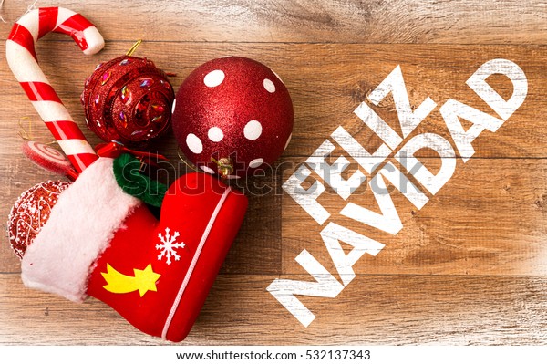 Merry Christmas Spanish Stock Photo 532137343  Shutterstock