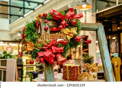 Christmas Front Door Wreath Images Stock Photos Vectors