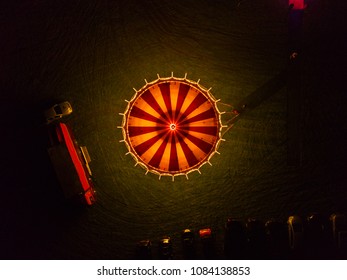 Merry-go-round At Night From Above - 