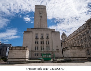 Mersey Tunnel Building St Georges Dock Liverpool July 2020