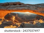 Mesa Arch at Sunrise, Canyonlands National Park in southeastern Utah, USA