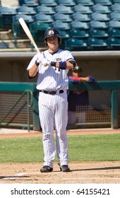 MESA, AZ - OCTOBER 19: Austin Romine, A Top Prospect For The New York Yankees, Plays For The Phoenix Desert Dogs In An Arizona Fall League Game Oct. 19, 2010 At Phoenix Municipal Stadium.