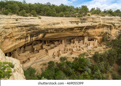 Mesa Verde National Park In Colorado.