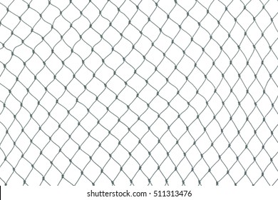 Mesh isolated on white background,net pattern,commercial fishing nets