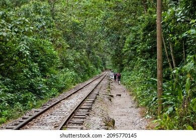 A Mesmerizing Shot Of Perurail Leading To Machu Picchu