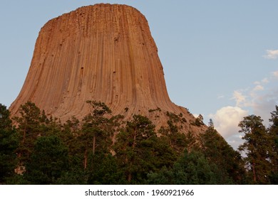 The Mesmerizing Devil’s Tower Butte In Wyoming In The Daytime