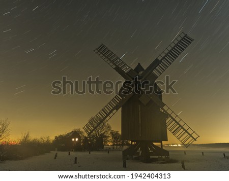 Similar – Foto Bild Bock-Windmühle im Schnee