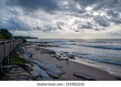 A Mesmerizing View Of Sunrise On The Sunshine Coast, Queensland, Australia, Covid-free Region