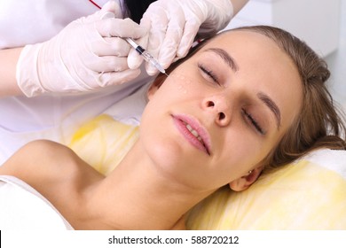 Mesotherapy Injections In The Face.