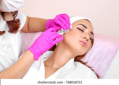 Mesotherapy Injections In The Face.