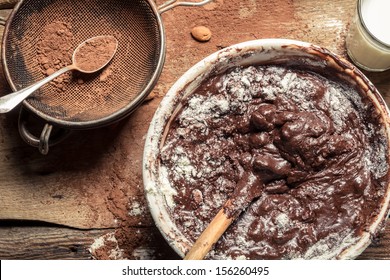 Mess When Preparing Homemade Chocolate