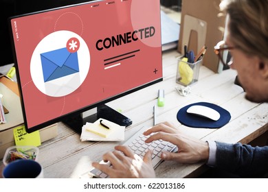 Message Letter E-Mail Chat Notification Graphic