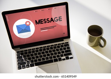 Message Letter E-Mail Chat Notification Graphic