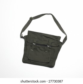 Messenger Bag Isolated On A White Background