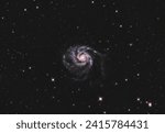 Messier 101 or M101, also referred to as NGC 5457 and called the Pinwheel Galaxy, is a spiral galaxy in the constellation Ursa Major. It is taken in LRGB.