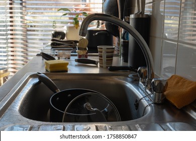 Messy Kitchen Sink In Messy Kitchen