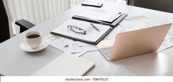 Messy Office Desk