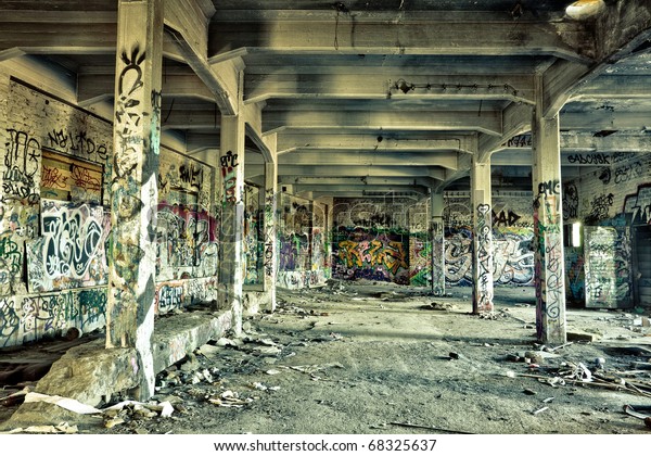 Messy Old Warehouse Stock Photo 68325637 | Shutterstock