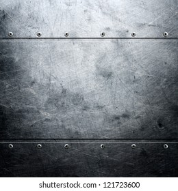 Metal background - Shutterstock ID 121723600